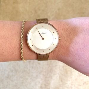Skagen Rose Gold mesh watch